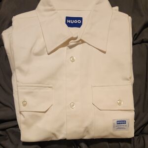 HUGO Men's White Shirt M